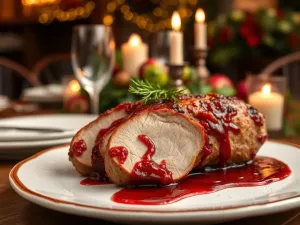 Prosty przepis na schab ze śliwką – idealne danie na święta