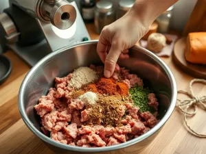 Przepis na 5 kg kiełbasy – jak zrobić idealną kiełbasę domową?