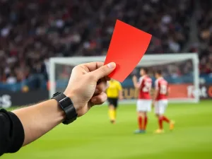 Co oznacza czerwona kartka w piłce nożnej? Zasady i konsekwencje