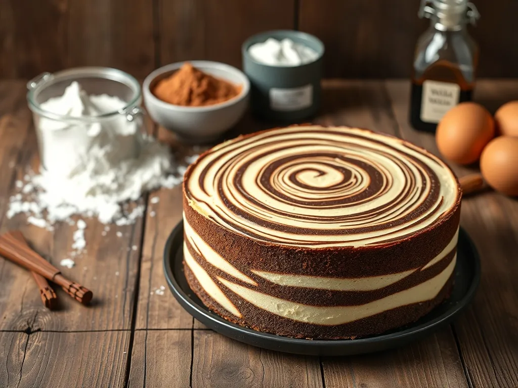 Ciasto zebra: przepis na prostokątną blachę krok po kroku