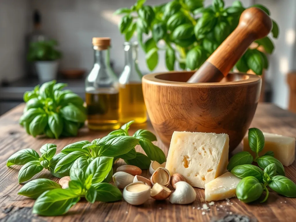 Prosty przepis na pesto z bazylii – krok po kroku
