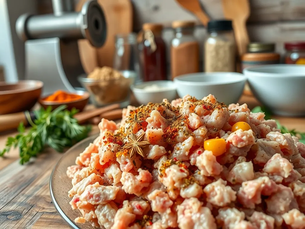 Biała kiełbasa – przepis na 3 kg soczystej kiełbasy domowej