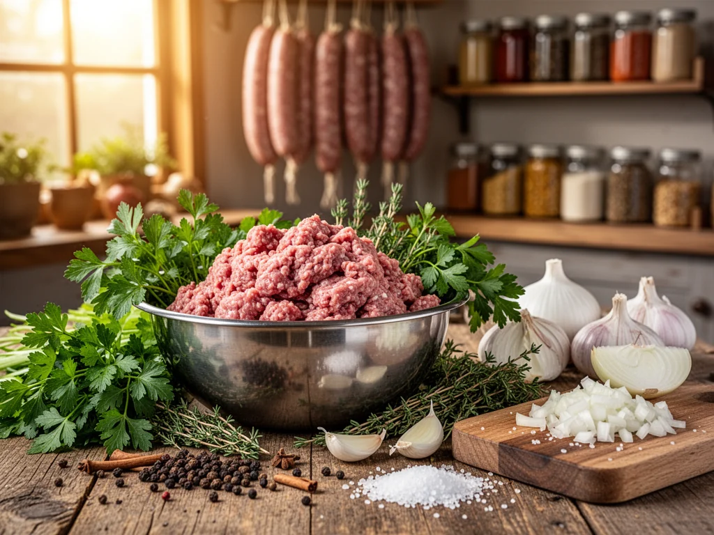 Kiełbasa z dzika – przepis na 10 kg pyszności!