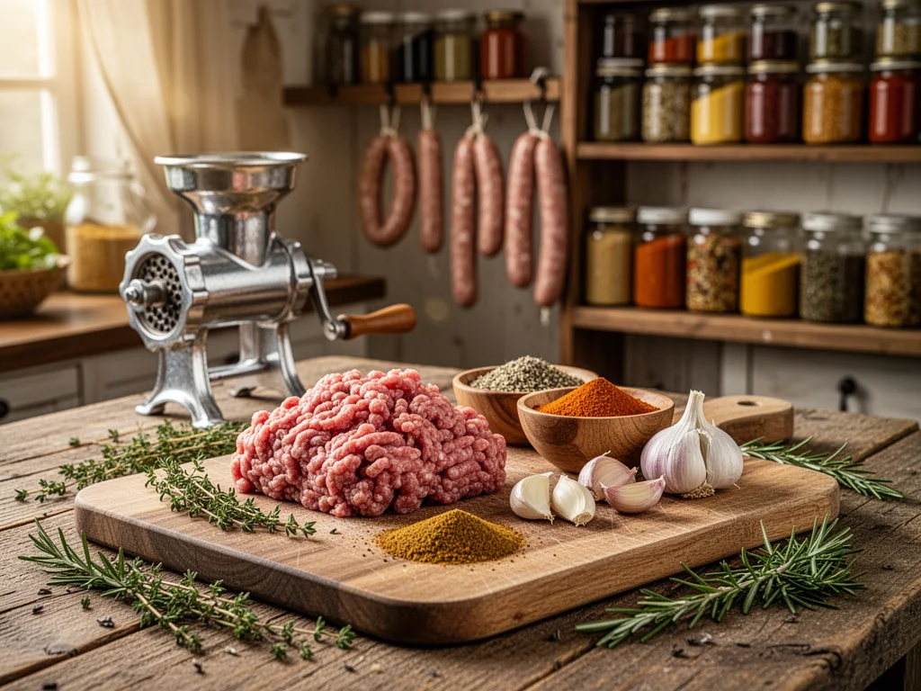 Kiełbasa swojska - przepis na 1 kg i krok po kroku przygotowanie